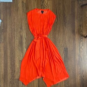 Breezy handkerchief hem dress